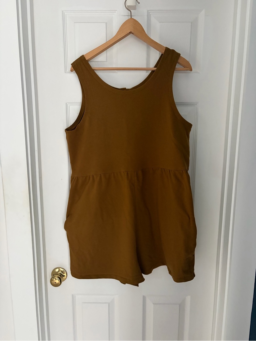M Conscious Clothing Marianne Romper in Almond